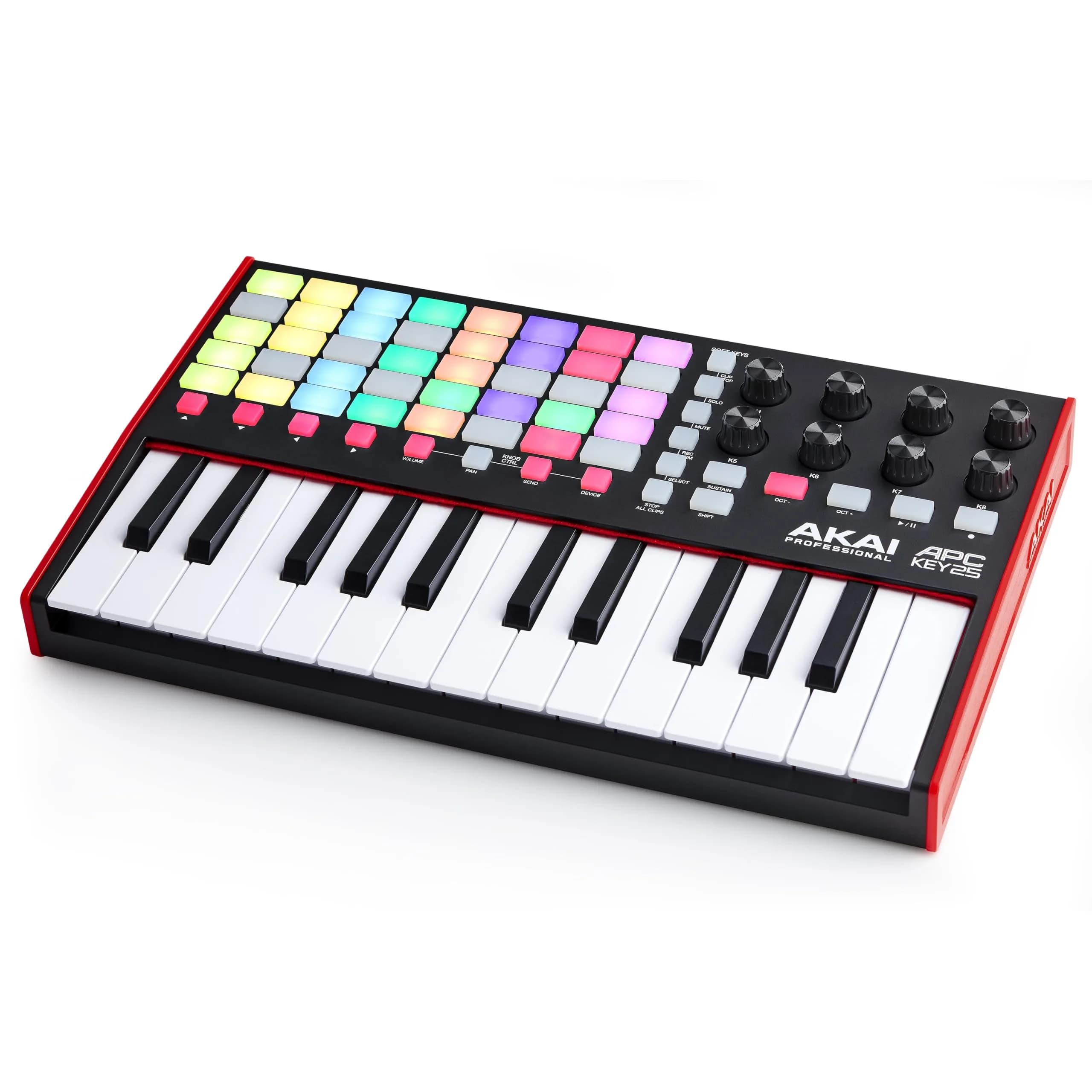 Akai Professional APC Key 25 MK2 25-Key USB MIDI Controller | Velocity-Sensitive Keys & RGB Pads