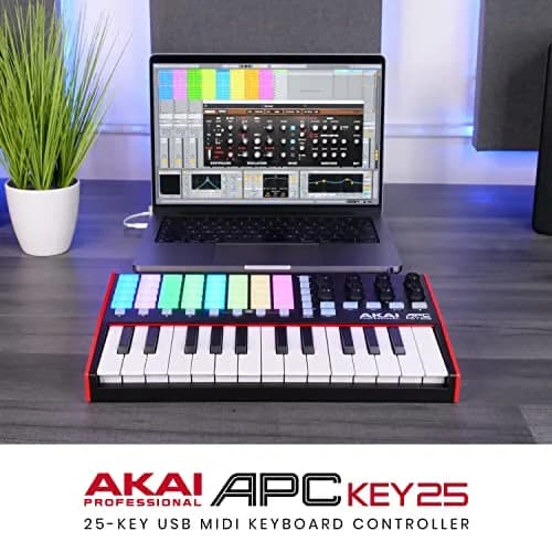 Akai Professional APC Key 25 MK2 25-Key USB MIDI Controller | Velocity-Sensitive Keys & RGB Pads thumbnail 7