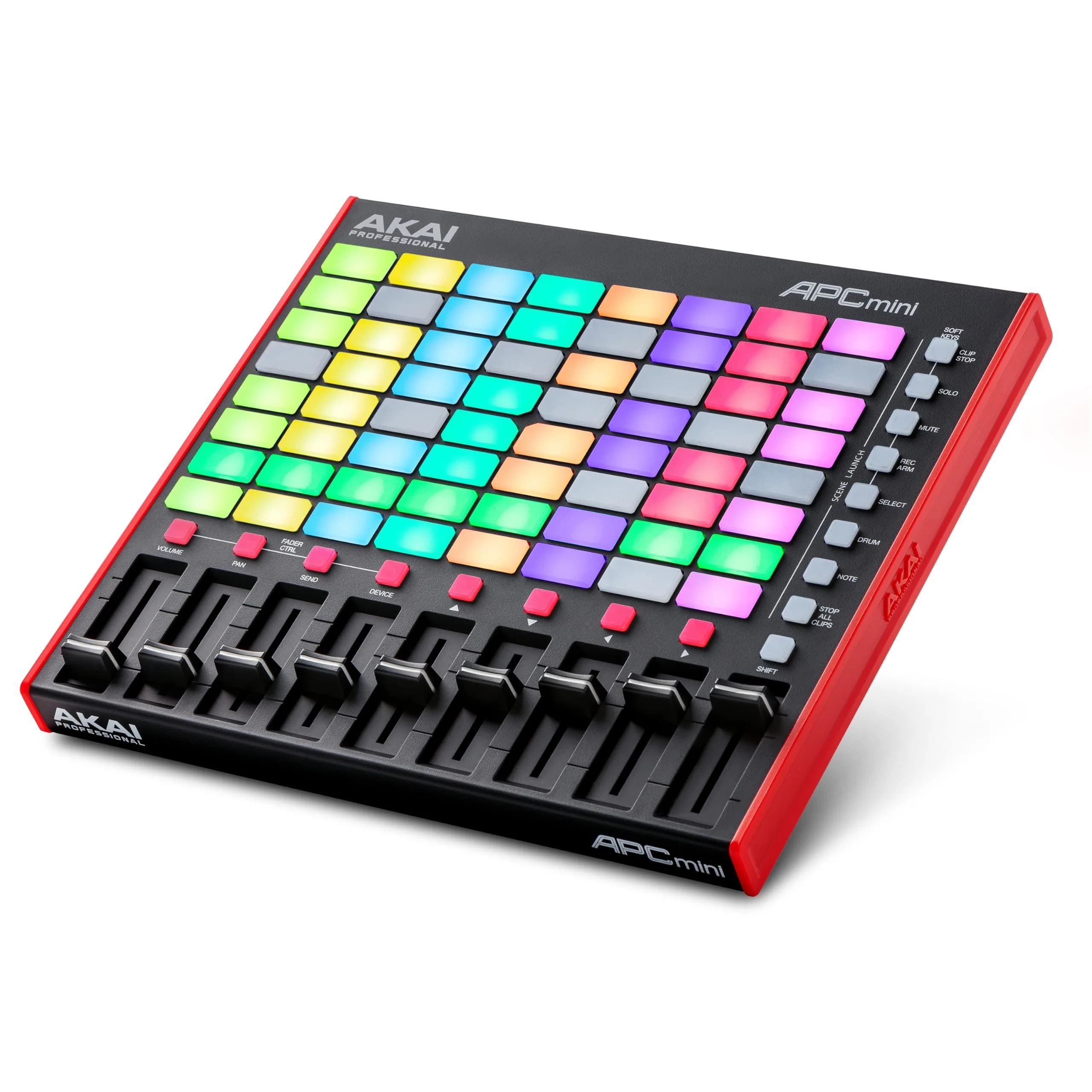 Akai Professional APC Mini MK2 USB MIDI Pad Controller | 64 RGB Pads, 9 Faders, Ableton Live Lite Included - main product image