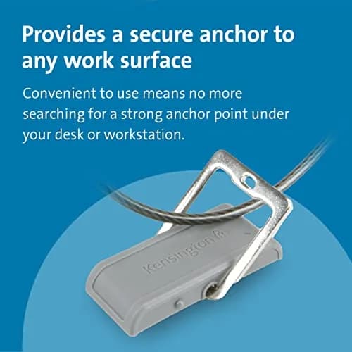 Kensington Desktop & Peripherals Locking Kit 2.0 with Anchor Accessory, 5mm Keying System | Secures PC, Peripherals, Keyboard & Mouse thumbnail 6