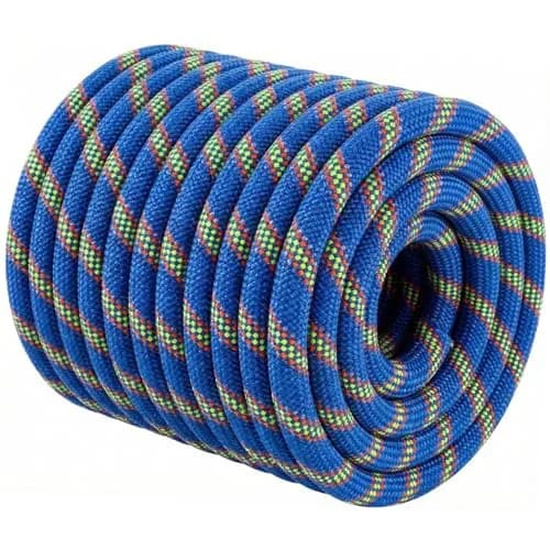 DerziNet Double Braided Arborist Rigging Rope 1.27 cm (1/2 in) x 15.24 m (50 ft) Blue | 37.2 kN (8400 lb) Tensile Strength thumbnail 1