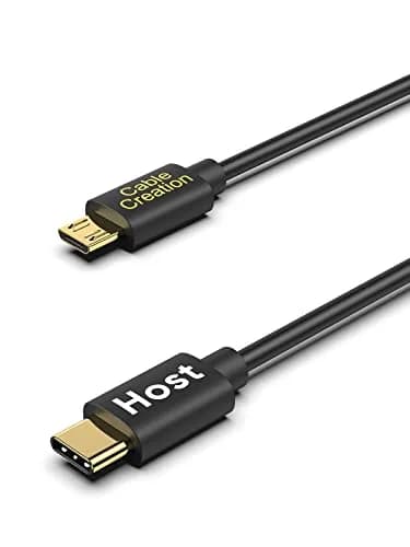 CableCreation USB C to Micro USB Cable, 480Mbps Data, OTG Cord, 1M | Braided, Fast Charging thumbnail 1