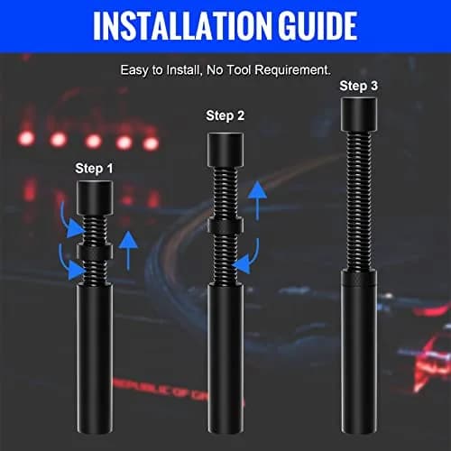 Aivalas GPU Support Bracket Black | Adjustable Anti Sag Video Card Holder for Universal Graphics Card thumbnail 7