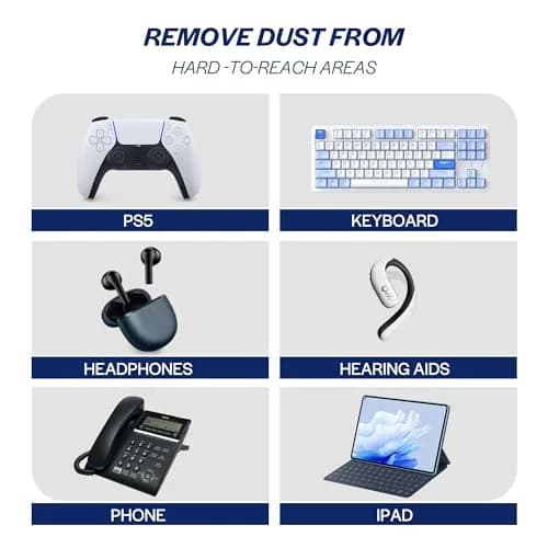 iDuster Compressed Air Duster for Electronics - 2x 3.5oz Cans | Powerful Dust Removal for Keyboards & PCs thumbnail 3