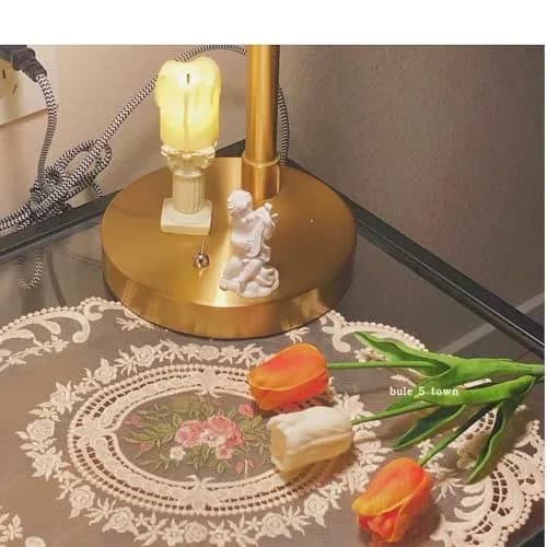 Mezchi Retro French Style Lace Placemats 30cm (12'') x 40cm (16'') Oval, Set of 6 | Elegant Victorian Decor for Dining Tables thumbnail 8