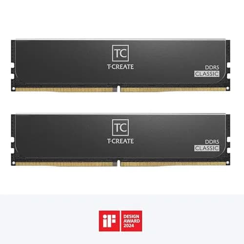 TEAMGROUP T-Create Classic 10L DDR5 32GB Kit (2 x 16GB) 6000MHz CL48 UDIMM | Intel XMP 3.0 & AMD EXPO Compatible thumbnail 2