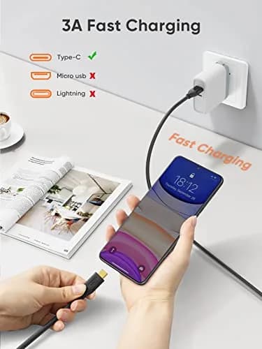 CableCreation Black 1FT/0.3m USB A to USB C Cable | 10Gbps Data Transfer & 60W Charging thumbnail 4