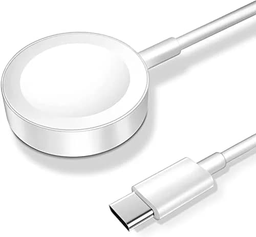 xiwxi Magnetic USB C Fast Charging Cable for Apple Watch 2m (6.6ft) | Charges in Under 3 Hours thumbnail 1