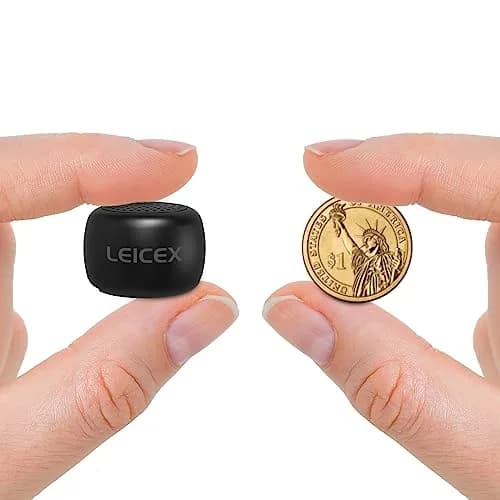 LEICEX Mini Bluetooth Speaker, Tiny Portable Bluetooth 5.0 Speaker with Lanyard | 21g (0.74 oz) thumbnail 1