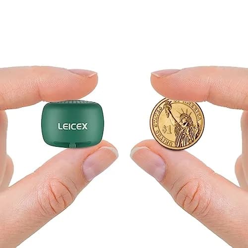 LEICEX Mini Pillow Bluetooth Speaker Green | Ultra-Portable Wireless Sound thumbnail 1