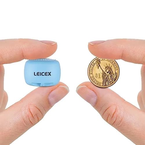 LEICEX Tiny Travel Bluetooth Speaker | Ultra-Portable Mini Speaker with Lanyard & USB-C, 4-Hour Playtime thumbnail 1