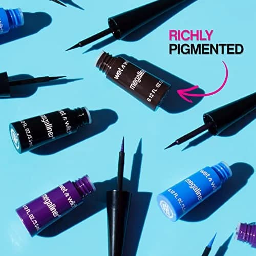 wet n wild MegaLiner Liquid Eyeliner - Black (Packaging) - Pack of 2 thumbnail 4