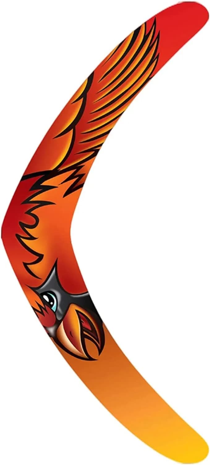 Inborntrait V-Shaped Boomerang for Kids & Adults (Red-Eagle) | Soft Foam Outdoor Toy