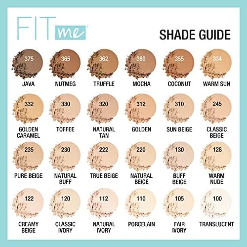 Maybelline Fit Me Matte + Poreless Pressed Face Powder Makeup Golden Caramel 18g (0.63 Oz Pack of 2) | Shine Control for Normal to Oily Skin thumbnail 6
