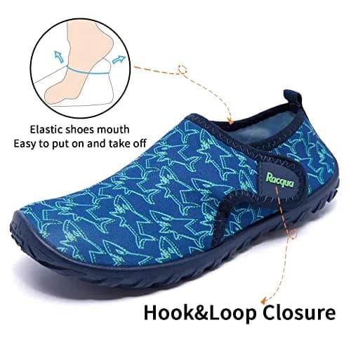 Racqua Boys Water Shoes Big Kid 3 | Lightweight Quick Dry Aqua Shoes for Water Sports thumbnail 4