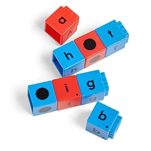 hand2mind Reading Rods Alphabet & CVC Words, Letter Blocks, Ages 3+ | Multicolor, 60 Rods for Early Literacy thumbnail 7