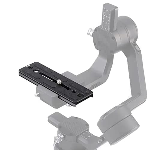 FocusFoto PU115 Quick Release Plate 115mm | Arca-Swiss Standard Camera Mount Clamp for DJI Ronin SC Gimbal Stabilizer thumbnail 1