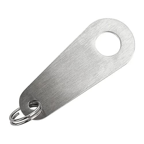Omoojee Motorcycle Bell Hanger & Split Ring | Silver, Fits Most Bells, Durable Stainless Steel thumbnail 7