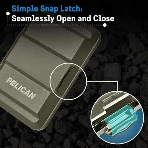 Pelican MagSafe Wallet for iPhone - OD Green | Holds up to 4 Cards + Cash, IPX4 Water Resistant thumbnail 5