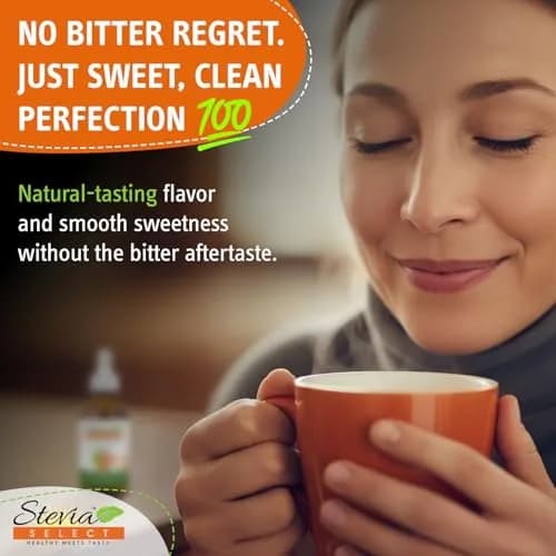 Stevia Select Plain Liquid Stevia Drops - Zero Calorie Sweetener 4 Fl Oz (2 Pack) | Natural Plant Based Sugar Substitute thumbnail 3