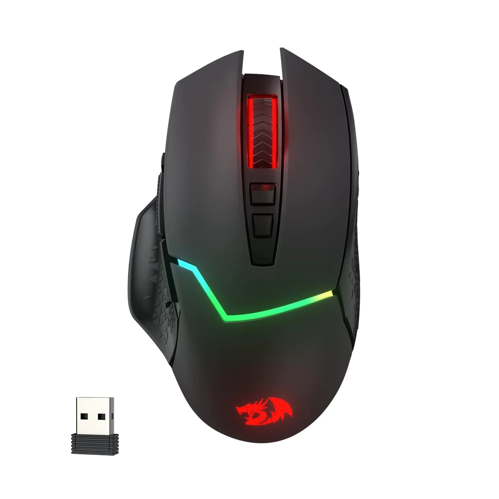 Redragon M690 PRO Wireless RGB Gaming Mouse 8000 DPI | Ergonomic, 8 Macro Buttons, 87H Battery - main product image