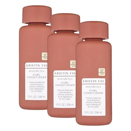 Kristin Ess Hair Moisture Rich Curl Conditioner for Curly + Wavy Hair, 300ml (10 Fl Oz) Each | Hydrating Curl Enhancer thumbnail 1