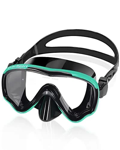 EverSport Adult Swimming Goggles Nose Cover No Leak Wide View Tempered Glass thumbnail 1