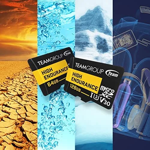 TEAMGROUP High Endurance 128GB Micro SDXC U3 V30 5-Pack | Designed for Monitoring & 4K Video thumbnail 5