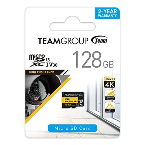 TEAMGROUP High Endurance 128GB Micro SDXC U3 V30 5-Pack | Designed for Monitoring & 4K Video thumbnail 6