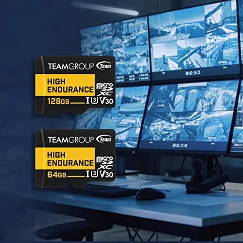 TEAMGROUP High Endurance 128GB Micro SDXC U3 V30 5-Pack | Designed for Monitoring & 4K Video thumbnail 3