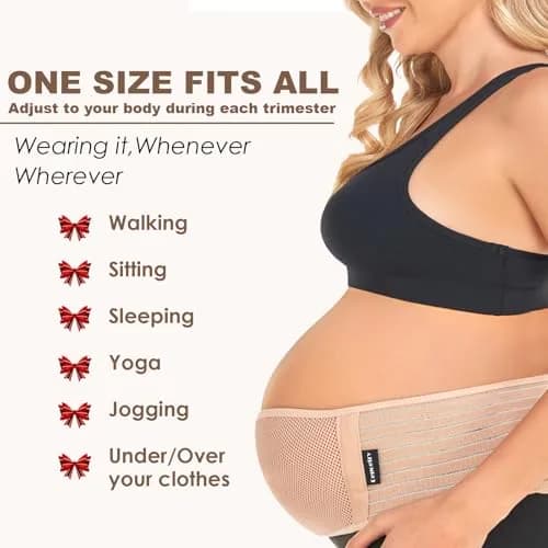 Gepoetry Maternity Belly Band for Pregnant Women Pregnancy Belly Band | Support & Postpartum Relief thumbnail 3