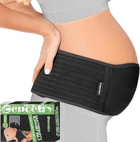 Gepoetry Maternity Belly Band for Pregnant Women | Adjustable Support for All Pregnancy Stages thumbnail 1
