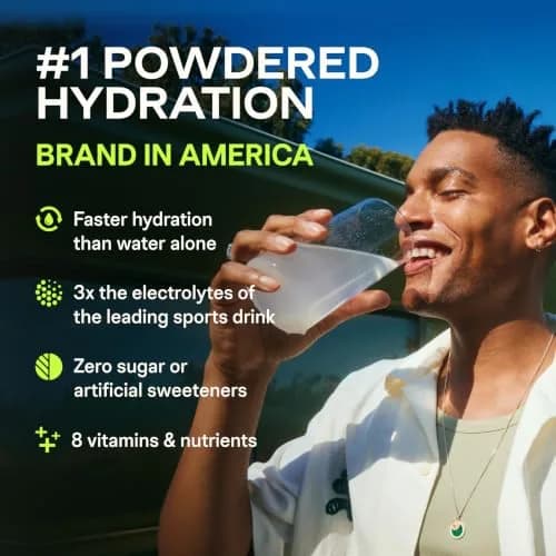 Liquid I.V. Sugar-Free Hydration Multiplier Electrolytes White Peach 14 Count | Clinically Proven Hydration thumbnail 3