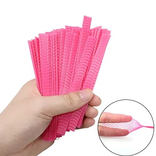 Honbay 100PCS Makeup Brush Protector Mesh Covers (12x1cm / 4.7x0.4 Inch) | Reusable Expandable Covers for Brushes & Tassels thumbnail 3