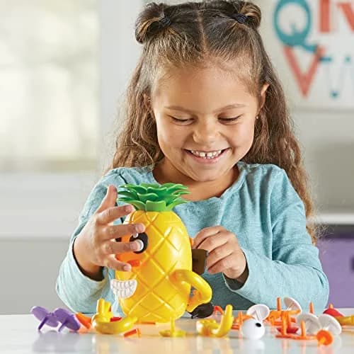 Learning Resources Big Feelings Pineapple Deluxe Set with 40 Face Pieces & Poster | Ages 3+ thumbnail 8