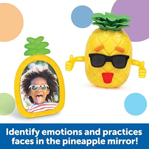 Learning Resources Big Feelings Pineapple Deluxe Set with 40 Face Pieces & Poster | Ages 3+ thumbnail 3
