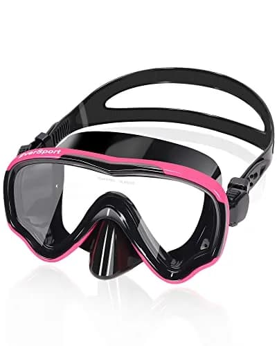 EverSport Adult Swimming Goggles with Nose Cover & Clear Wide View Tempered Glass Lens | Anti-Fog, No Leak thumbnail 1