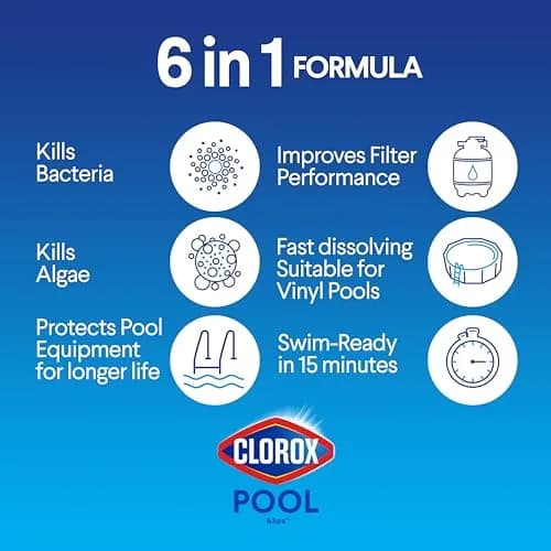 Clorox Pool&Spa Shock XtraBlue2 12-Pack | Kills Bacteria & Algae, Swim-Ready in 15 Minutes thumbnail 2