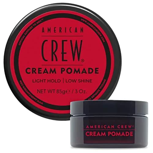American Crew Men's Hair Cream Pomade, Light Hold, Low Shine, 3 oz (88.7 ml) | Natural Look Styling thumbnail 1