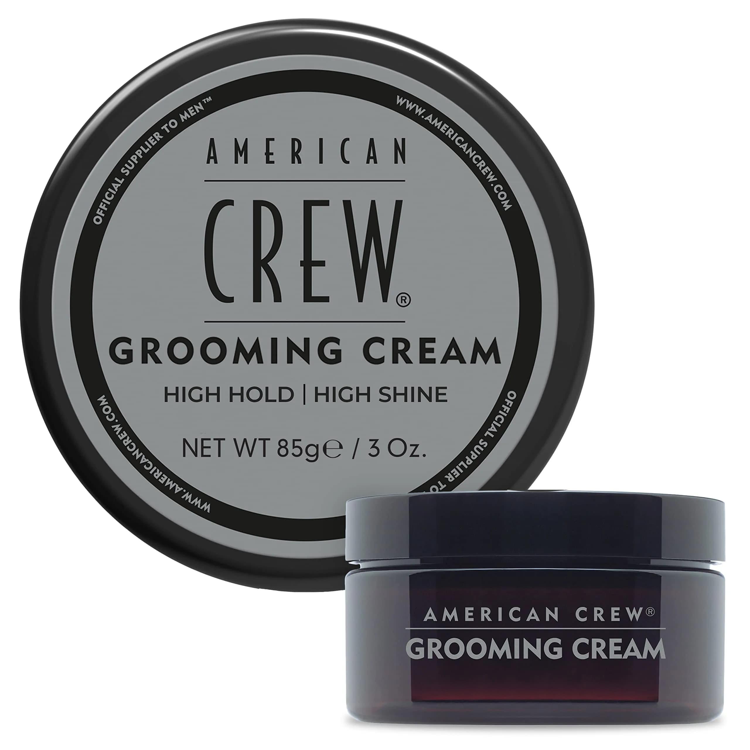 American Crew Men's Grooming Cream High Hold High Shine 85g (3 oz) | Styles Hair with Moisture Repelling Formula - main product image