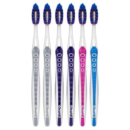 Oral-B 3D White Deep Stain Remover Toothbrushes 6 Count | Removes 90% Surface Stains, Whitens Teeth, Gentle on Gums thumbnail 8