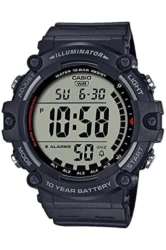 Casio AE-1500WH Watch, Digital, Black, 51.2mm Dial | Water-Resistant 10 ATM, Sports Model thumbnail 1
