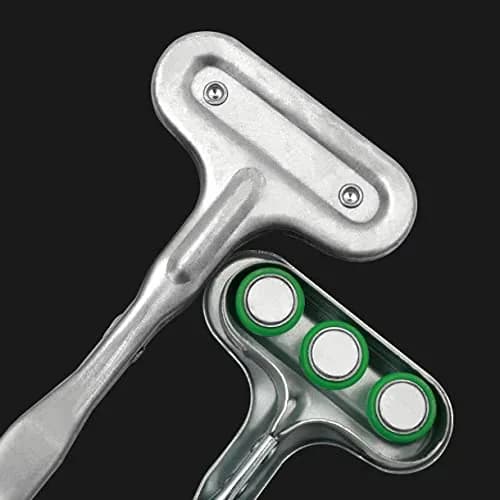 Burnur Magnetic Pickup Tool 18lb Capacity with Release Handle | 201g Lightweight Handheld Magnet thumbnail 3