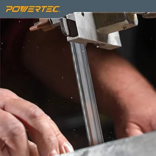 POWERTEC 56-7/8 Inch Bandsaw Blades, 1/4" x 6 TPI | High Carbon Steel for Woodworking thumbnail 3
