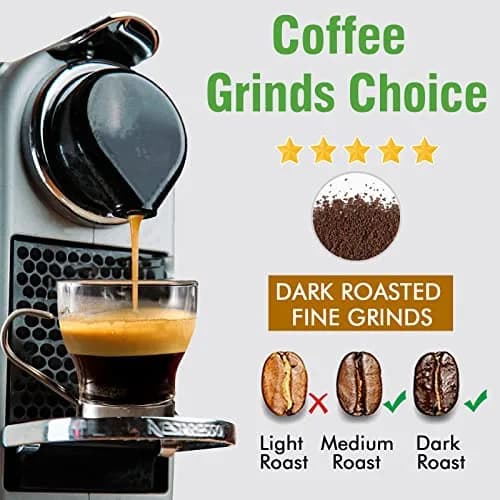 CAPMESSO Reusable Capsules for Nespresso OriginalLine: 6 Stainless Pods + 100 Lids + Wood Tray thumbnail 3