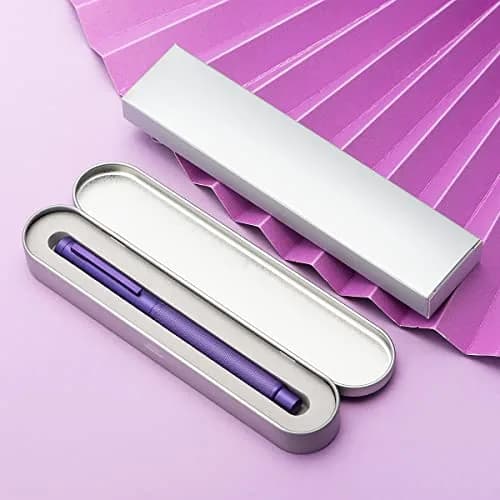 Asvine Hongdian 1851 Purple Forest Fountain Pen Blade Nib 13.8cm (5.43in) | Smooth Ink Flow for Daily Writing thumbnail 6