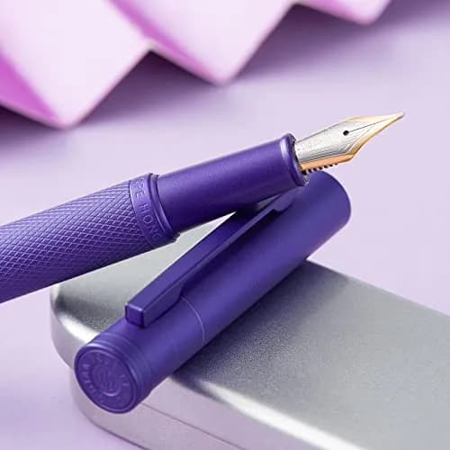 Asvine Hongdian 1851 Purple Forest Fountain Pen Blade Nib 13.8cm (5.43in) | Smooth Ink Flow for Daily Writing thumbnail 8