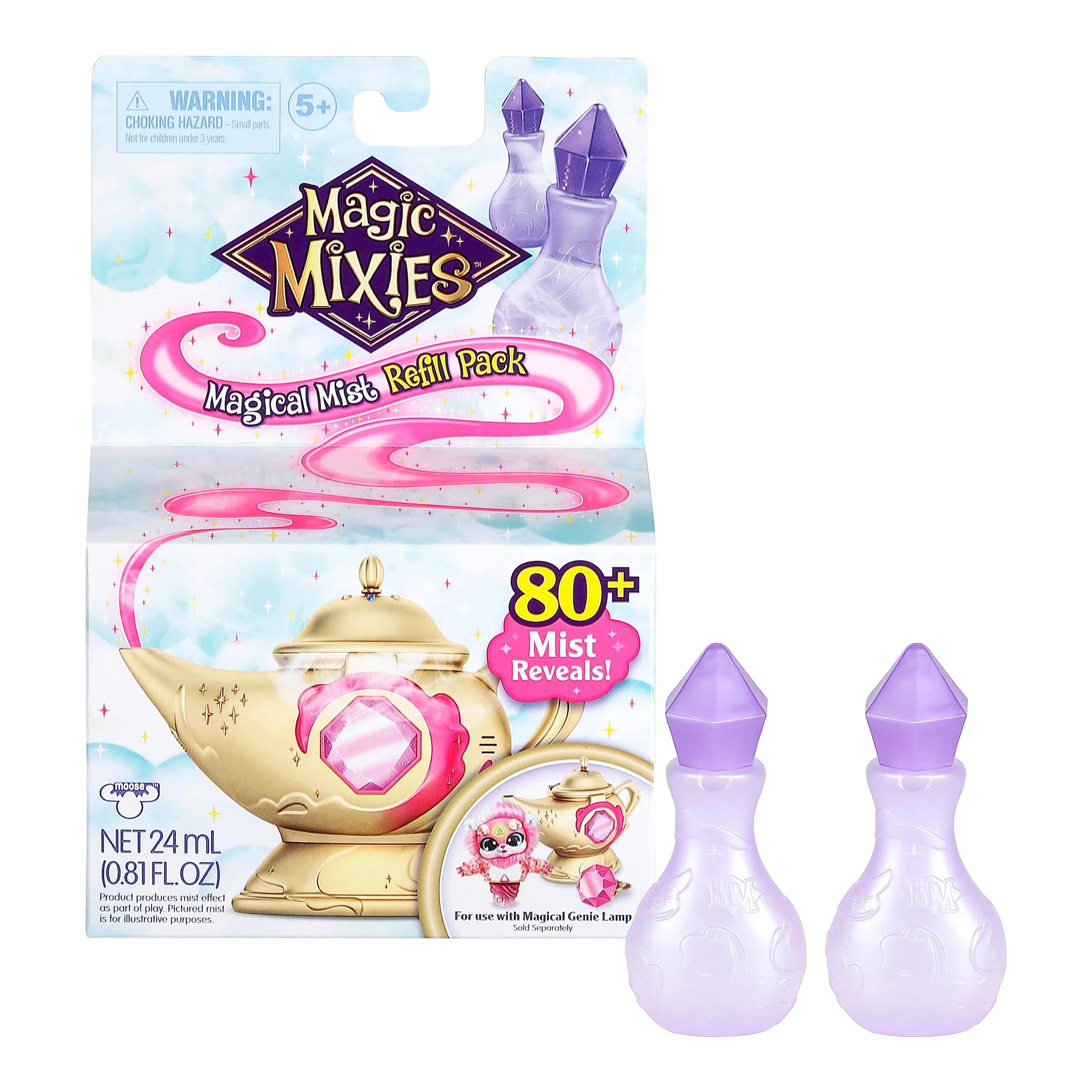 Magic Mixies Magical Mist Refill Pack for Magic Genie Lamp | Over 80 Mistings, Safe & Easy to Use - main product image