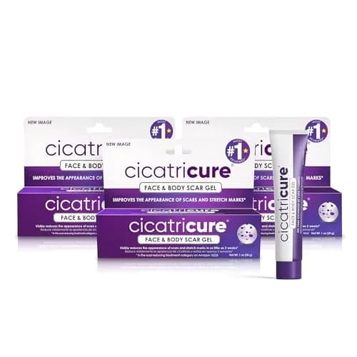 Cicatricure Advanced Scar Gel 28g (1 oz) 3-Pack | Clinically Proven Scar Reduction thumbnail 1