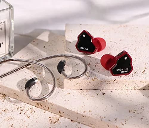 Linsoul Salnotes Zero In-Ear Earphones 10mm Dynamic Driver | HiFi Sound, Detachable Cable, Red thumbnail 8